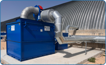 מערכת לסינון VOC בתעשייה בעזרת פחם פעיל