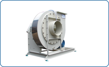 מפוח פלסטיק רדיאלי ללחץ גבוה מאד דגם PPR28 הינע רצועות עם מנוע 60 כ"ס ללחץ של 6000 פאסקל כולל מגן התרסקות מפלב"מ