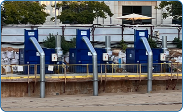 מסנן פחם פעיל לספיחה וסינון של גזים וריחות