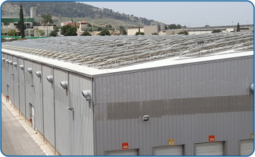 מפוחי AXDWS-750 דו תכליתיים לאיוורור ושחרור עשן מותקנים במרלו"ג
