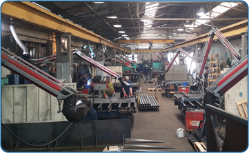 מערכת זרועות יניקה תעשייתיות דגם EP ליניקת עשן ריתוך, עשן, חלקיקים וגזים