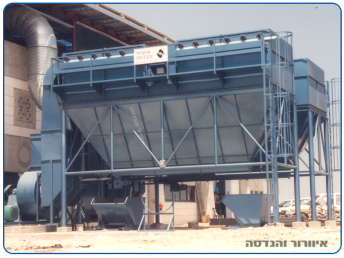 מסנן שרוולים תעשייתי למפעל עיבוד מתכת