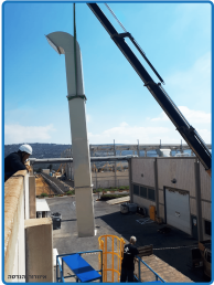 מערכת תעלות מרובעות מ- PP עבור מערכת שאיבה וסינון