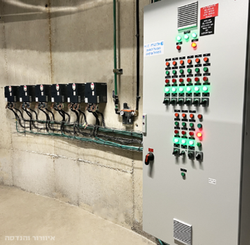 לוח חשמל, משנה תדר, לוח חשמל עם משנה תדר, ווסת מהירות, שליטה במפוח