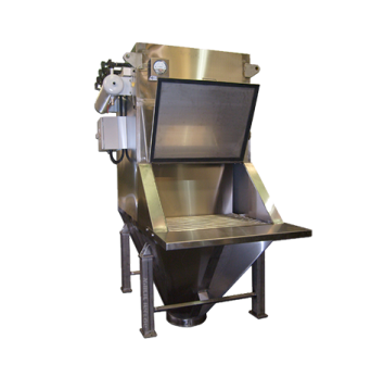 תא פריקת שקים סינון אבק חלקיקים