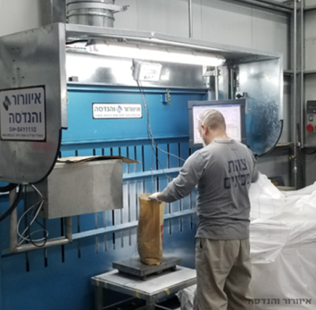 תא ליטוש, תא השחזה, קיר יניקה, קיר סינון, סינון חלקיקים, סינון אבק, פילטר, מסנן, עבודה בטוחה בתעשייה