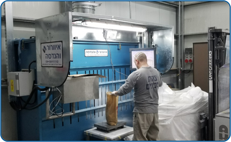 קיר יניקה, עמדת עבודה בטוחה, קיר סינון, קיר שאיבה, שאיבת אבק מרחף