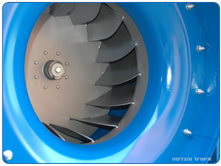 Deep drive and cone to improve efficiency and low electrical consumption