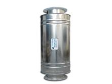 A round silencer  with a round pass