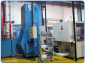 Model 800 Compact Vortex  pumping and filtering from sawing, grinding and polishing machines